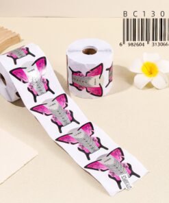 Rollo de moldes Mariposa rosa x500