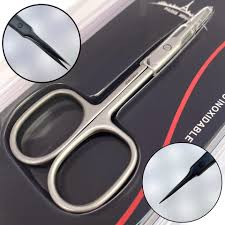 Tijera curva corta cutículas PARIS NIGHT (roja)