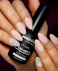 Top Coat “Efecto Matte” UV Y LED VELVET CHERIMOYA 15ml