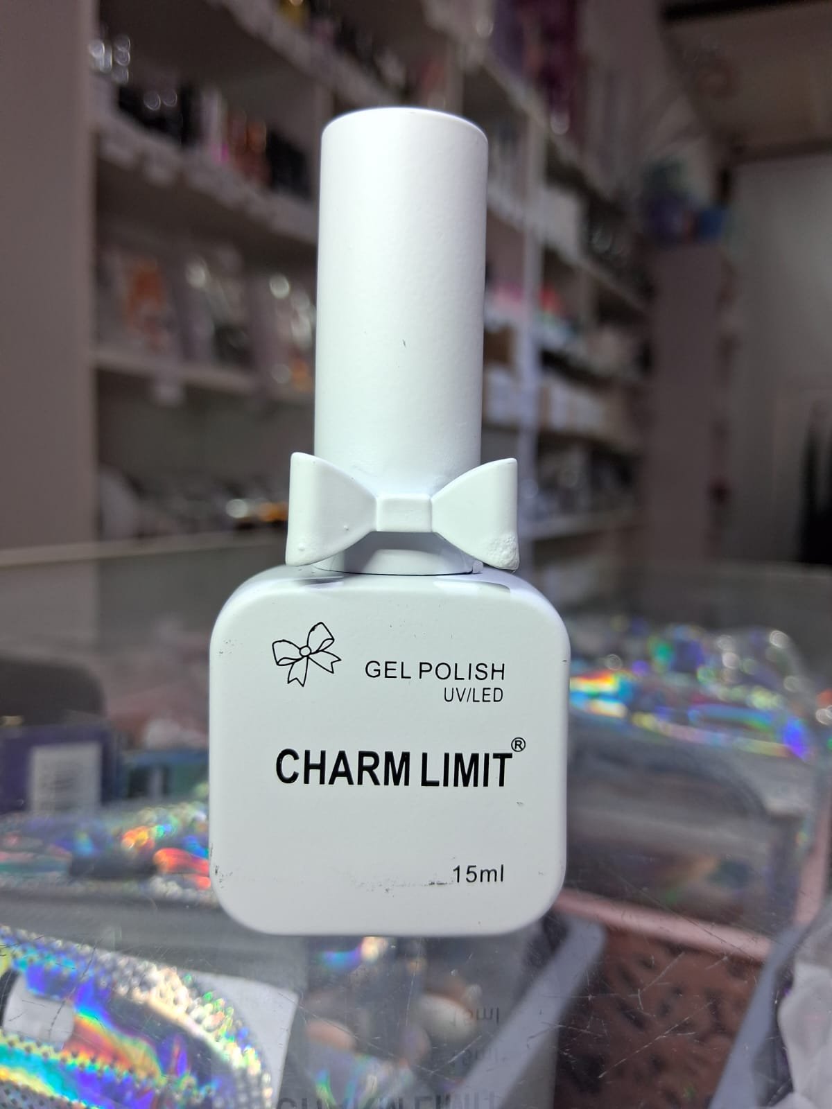 Esmaltes Semipermanentes CHARM LIMIT Moño 15ml #02 Blanco