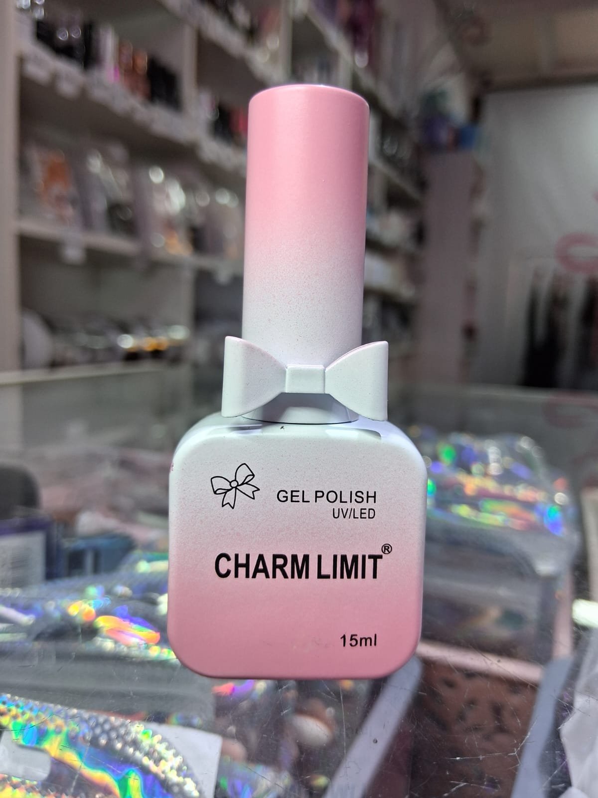 Esmaltes Semipermanentes CHARM LIMIT Moño 15ml #04 Via lactea rosa