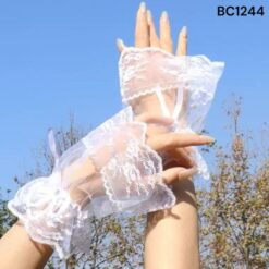 Manga de encaje para fotos