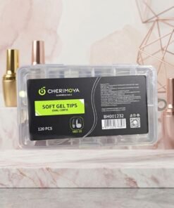 Tips Soft Gel CHERIMOYA x120 Oval Cortos - Prelimados