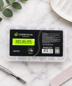 Tips Soft Gel CHERIMOYA x120 Cuadrados Corto - Prelimados
