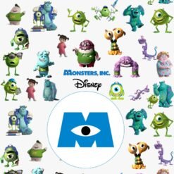Sticker UÑAS CHIC MONSTER INC Linea Disney