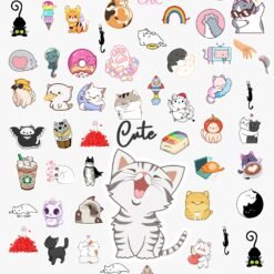 Sticker UÑAS CHIC CAT Línea Cute