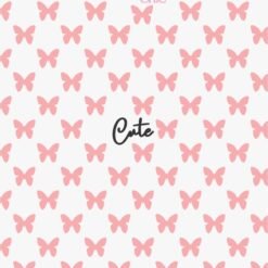 Sticker UÑAS CHIC MARIPOSAS ROSAS Línea Cute