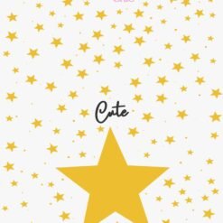 Sticker UÑAS CHIC ESTRELLAS DORADAS Línea Cute