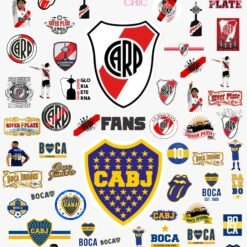 Sticker UÑAS CHIC RIVER BOCA Línea Fans