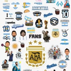 Sticker UÑAS CHIC SELECCION ARGENTINA Línea Fans