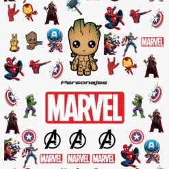 Sticker UÑAS CHIC MARVEL Línea Personajes