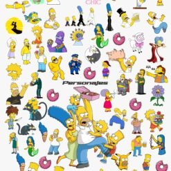 Sticker UÑAS CHIC LOS SIMPSON Línea Personajes