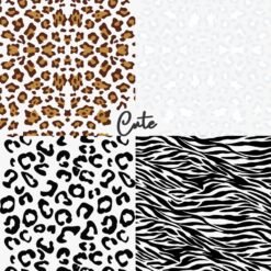 Sticker UÑAS CHIC ANIMAL PRINT Línea Cute