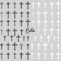 Sticker UÑAS CHIC CRUCES Línea Cute