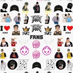 Sticker UÑAS CHIC TRAP ARGENTINO Línea Fans