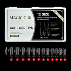Tips Soft Gel MG X504 Coffin
