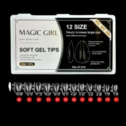Tips Soft Gel MG x504 Almendra