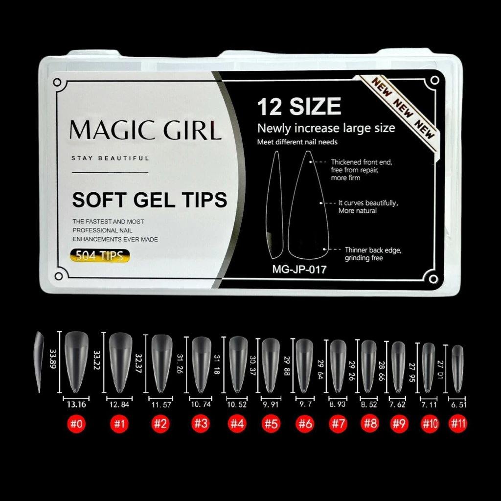Tips Soft Gel MG x500 Stiletto