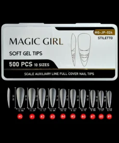 Tips Soft Gel MG x500 Stiletto