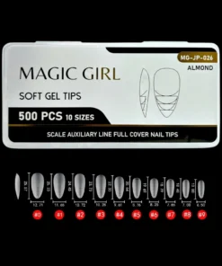 Tips Soft Gel MG x504 Almendra