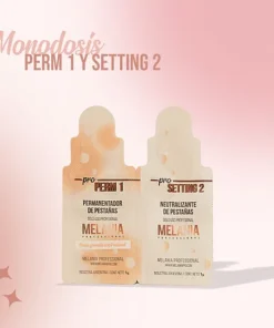 Monodosis Lift Perm 1 Setting 2 paso 1 paso 2 MELANIA