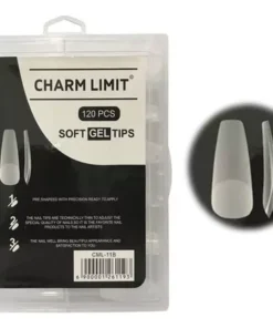 Tips Soft Gel CHARM LIMIT x120 uni COFFIN- Prelimados