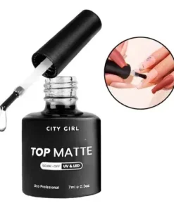 Top Coat "Efecto Matte" UV Y LED CITY GIRL 7ml