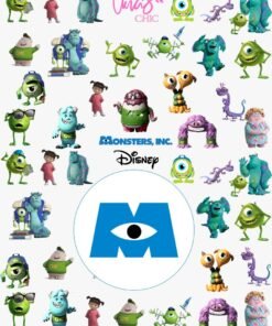 Sticker UÑAS CHIC MONSTER INC Linea Disney