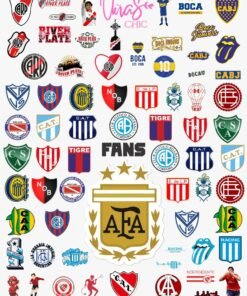 Sticker UÑAS CHIC CLUBES ARGENTINOS Línea Fans