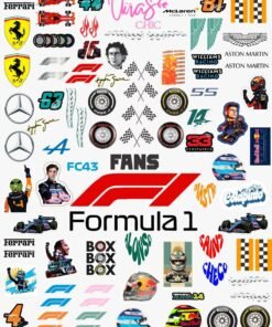 Sticker UÑAS CHIC FORMULA1 Línea Fans