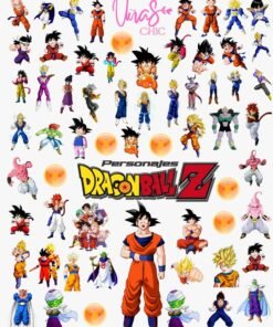 Sticker UÑAS CHIC DRAGON BALL Línea Personajes