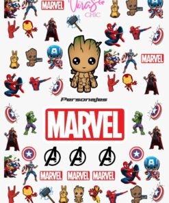 Sticker UÑAS CHIC MARVEL Línea Personajes