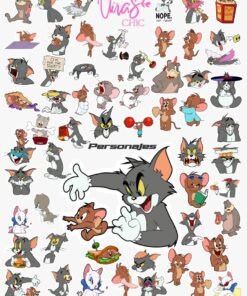 Sticker UÑAS CHIC TOM & JERRY Línea Personajes