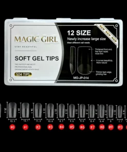 Tips Soft Gel MG x504 Cuadrada Corta