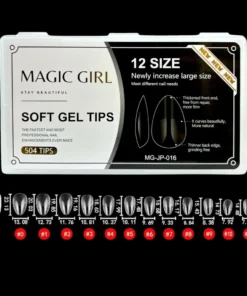 Tips Soft Gel MG x504 Almendra