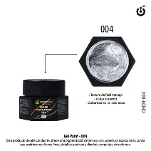 Gel Paint CHERIMOYA Plateado #004